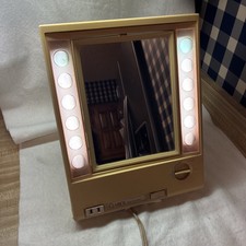 Vintage Clairol True-To-Light LM-7 Makeup Mirror 4-Setting Lights Magnifying picture