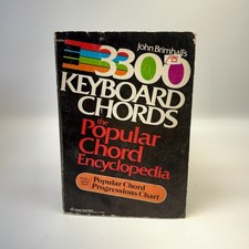 Vintage John Brimhall's 3300 Keyboard Chords Popular Chord Encyclopedia Sheet picture