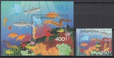 Albania.2024 EUROPA CEPT.Underwater Fauna and Flora.Set picture