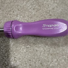 Snap-on Tools RARE PROPERTY OF MOM Hard Grip Ratcheting Screwdriver SSDMRMOMX picture