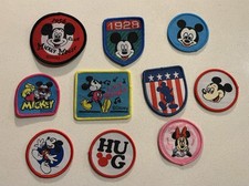( Set Of  10) Disney Embroidered Patch                     ** Sew On  ONLY picture