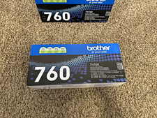 Genuine Brother TN760 Black Toner Cartridge TN-760 High Yield 3000 Pages Sealed picture
