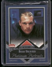 BRIAN URLACHER 2002 Fleer Platinum Portraits Game-Worn Jersey PP/BU Chicago Bear picture