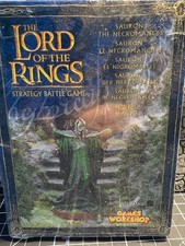 LOTR Sauron The Necromancer 09-13 Sealed Metal OOP Games Workshop GW MESBG picture