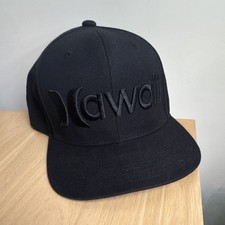 Men's All Black Hawaii  SnapBack Baseball Cap picture