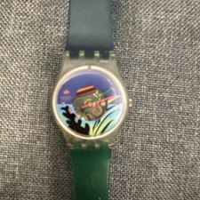 Swatch Black Coral LK101 1986 - functional, new battery picture