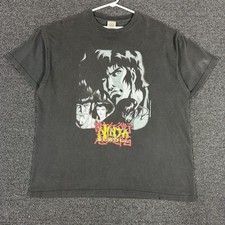 Vintage 2000 Mad House Ninja Scroll Anime Manga Graphic T-Shirt XL Black Y2K picture