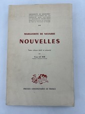 Marguerite De Navarre NOUVELLES. Reprint 1967 Yves Le Hir Grenoble picture
