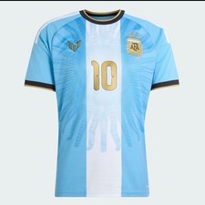2026 Argentina Messi Away Fan Version Soccer Jersey Quick Dry Short Sleeve picture