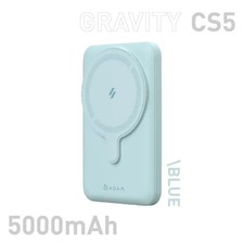 ADAM elements Gravity CS5 5000 mAh Power Bank Charger w/ Foldable Stand - Blue picture
