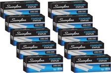 Swingline Standard Staples 1/4 Inch Chisel Point 5000 Box 10 Pack Bulk SF4 74701 picture