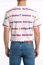VINTAGE ROYAL CARIBBEAN T SHIRT ALL OVER PRINT NEVER WORN Xl , One Size Fits All picture