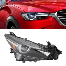 For 2017-2018 Mazda 3 LED Headlight Assembly (Black) Headlamp(s) Left/Right Opt. picture