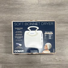 Conair Soft Bonnet Dryer SB1RNX White 1875W Adjustable Heat, Storage Case, Brush picture