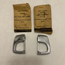Vintage International Harvester Truck Vent Handle Replacements Left & Right NOS picture