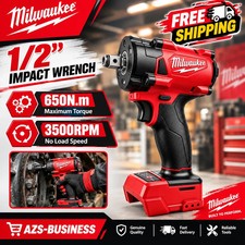 Milwaukee 1/2' Brushless Cordless Impact Wrench 650N.m 3500RPM with 3 L picture