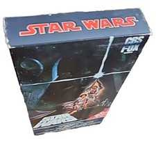 Vintage 1977 STAR WARS VHS MOVIE 1984 CBS FOX VIDEO RELEASE RED LABEL  picture