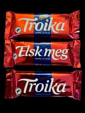 TROIKA truffle chocolate from Nidar, Norway  3 X 66 gram bars - Made since 1939 picture