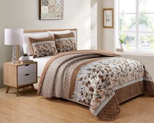 Luxury Home Collection 2 Piece Twin/Twin XL Quilted Reversible Coverlet picture