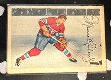1953-54 Maurice Richard Parkhurst #24 Ungraded Looks VG VG+ picture
