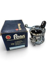 PENN Senator 113 4/0 Conventional Fishing Reel Vintage Box Unused Old Stock picture