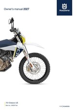 Husqvarna Owners Manual Book Guide 2027 701 Enduro US. picture