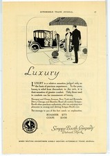 1916 Scripps Booth Co. Ad: Roadster & Coupe - LUXURY - Detroit, Michigan picture