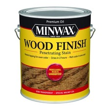 Minwax Wood Finish Gallon Special Walnut Oil Based Wood Stain Quick Drying picture