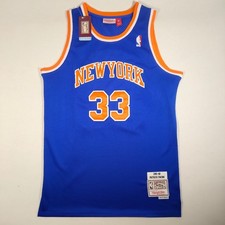 Patrick Ewing #33 Blue Jersey. Sewn version. Custom. Men's Sizes S–2XL picture