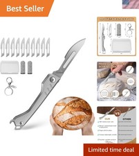 Bread Lame Dough Scoring Tool – Multi-Purpose Scoring Knife, Folding Bread Sc... picture