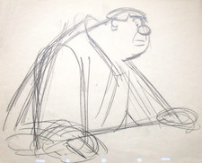 1942 WILLIE GIANT ORIGINAL PRODUCTION cel DRAWING WALT DISNEY Mickey Mouse picture
