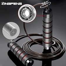 Jump Rope Gym Aerobic Speed Skipping Rope Fitness Extreme Endurance Training US picture