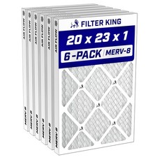 Filter King 20x23x1 Air Filter MERV 8, AC Furnace Filters (6-Pack) picture