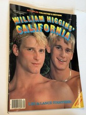 VINTAGE WILLIAM HIGGIN'S CALIFORNIA GAY MAGAZINE VOL 1 # 1 1983 - NEAR MINT picture