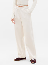 ATHLETA Form Knit Mid Rise Straight Pant  XS P | Bone #860794 NEW picture