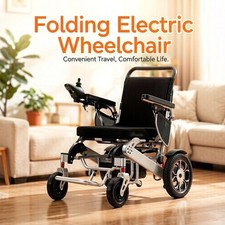 Intelligent Foldable Electric Wheelchair Power Mobility Scooter for Adults picture