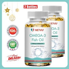 Omega 3 Fish Oil Capsules 2500mg - 3x Strength, Highest Potency - with EPA, DHA picture