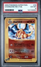 Charizard PSA 6 2002 Pokemon Expedition Base Set 039/165 Reverse Holo Foil picture