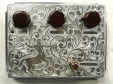 Professional Overdrive Boost Effects Pedal Completed.Hand Carved picture