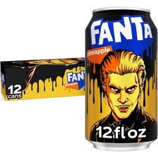 Fanta Pineapple Soda Pop Fridge Pack Cans, 12 fl oz, 12 Pack picture