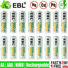 EBL Lot 2800mAh 2300mAh 1100mAh 800mAh AA AAA Rechargeable Batteries NI-MH + Box picture