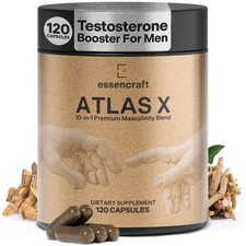 Essencraft Atlas X Testosterone Supplement for Men – 10-in-1 Natural Testoste... picture