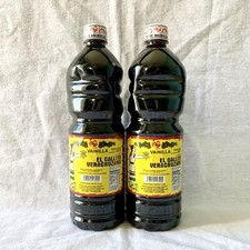 Mexican Vanilla “El Gallito Veracruzano” New Two One-Liter Plastic Bottles picture