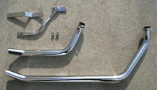 HARLEY UPSWEEP EXHAUST  SHOVELHEAD ELECTRA GLIDE FL FLH FX SUPER GLIDE FXE 70-84 picture