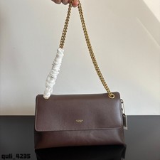 COACH Women's Leather Flap Crossbody Shoulder Bag 12×7×5in picture