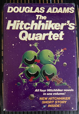 The Hitchhiker's Quartet Douglas Adams 1st Printing 1986 Harmony Books Hardcover picture