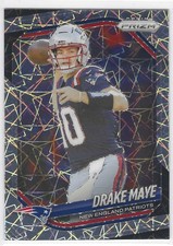 Drake Maye 2025 Panini Prizm - #165 Silver Lazer picture