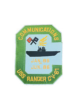 CV-61 USS Ranger Communications Department Navy Ship Squadron 1985 Cruise Patch picture