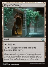 MTG Rogue's Passage - Foil, Foundations, Lightly Played, English picture