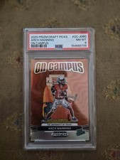 PSA 8 Arch Manning On Campus Case Hit #OC-AMG 2025 Panini Prizm Draft Picks... picture